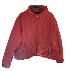 Nova Men XXL Red Puffer Jacket – Cozy Winter Bubble Coat